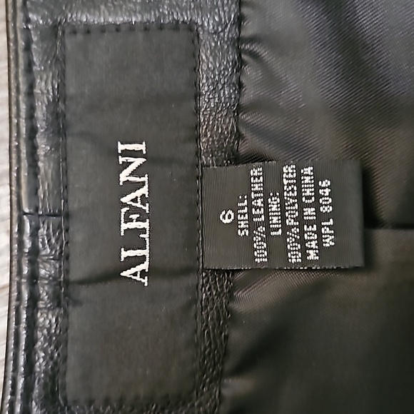 Alfani 100% Leather Skirt - Picture 7 of 10